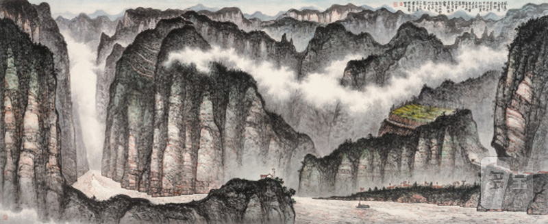 黄纯尧 1925-2007 三峡瞿塘